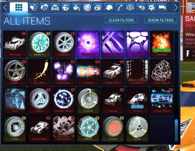 STOCK622 // Dominus, Endo, 20XX, Slipstream, Singularity, Draco, Zomba, Infinium, Neuro-Agitator, Fireworks (K)