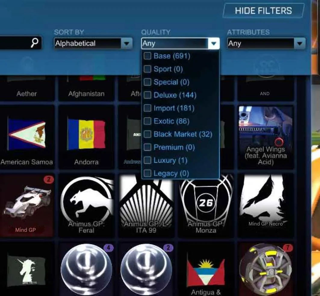 STOCK800 //Black Market Mainframe Fennec Account with Titanium White Hotshot, Painted Road Hogs, Black Standard Boost (K)