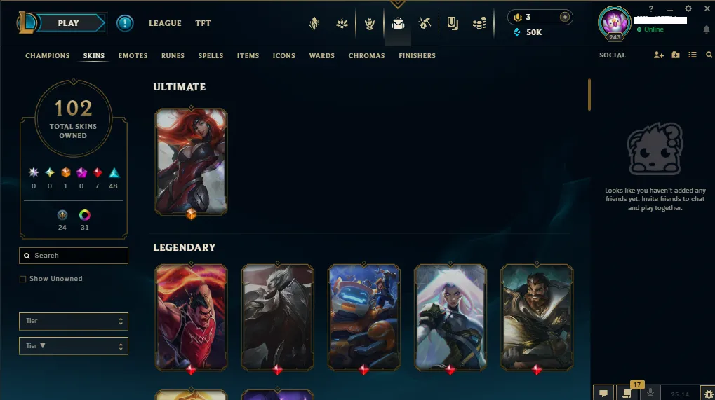 🏆 Mena New Season⌛ Silver 4 🚀  level 243⌛+115 Champ 💯102 SKIN🚀+50k  Blue Essence 🏆 Recovery Info ✅ 
