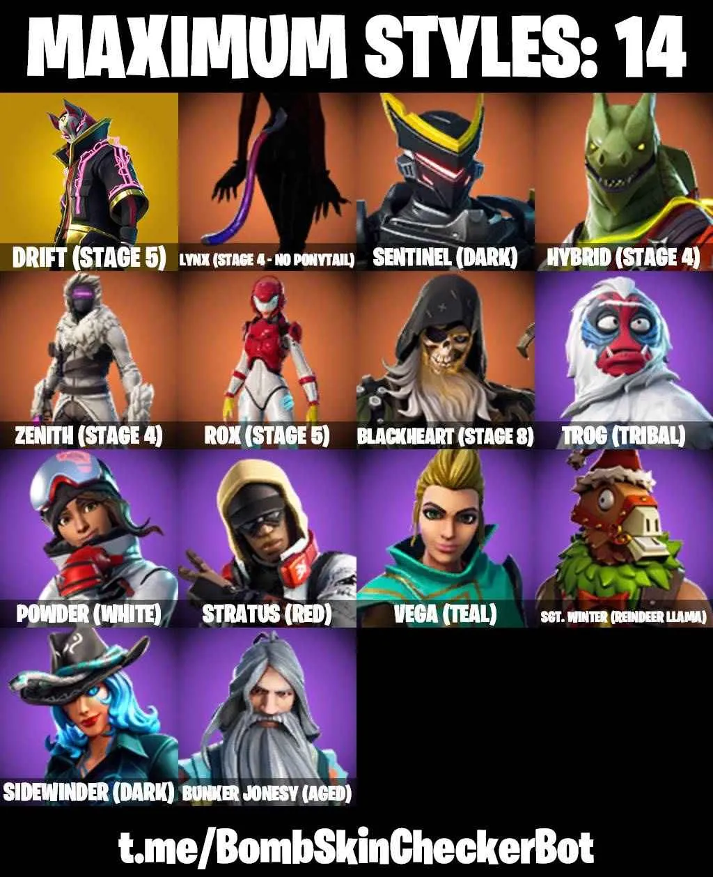 ❤️54 SKINS❤️TAKE THE L❤️MANDALORIAN❤️ORANGE JUSTICE❤️STAR WAND❤️ONESIE❤️MERRY MARAUDER❤️PEELY❤️DRIFT(STAGE 5)❤️LYNX(STAGE 4)❤️STAR-SPANGLED RANGER❤️JUNGLE SCOUT❤️GAGE❤️REAPER❤️ASTROWORLD CYCLONE❤️RUST BUCEKT❤️CAN PLAY ON PSN❤️XBOX❤️PC❤️NINTENDO❤️MOBILE❤️