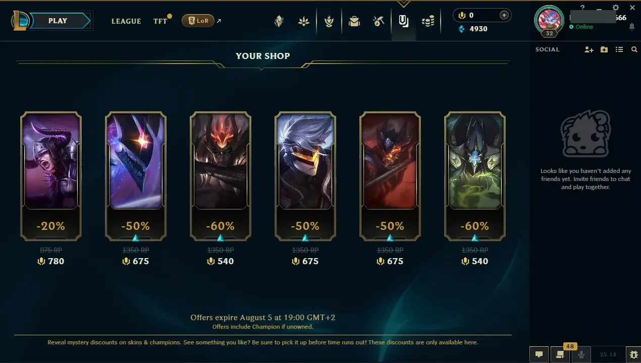 ✨ EUW ⭐ Handlevel ✨ ⚡ Platinum IV ⸱ Placements ⸱ Max LP Gains & MMR  🎨 Skins: 3 ♾️ Lifetime Ownership 📧 Full Email Access 👑 High Quality Riot Account #LWDST