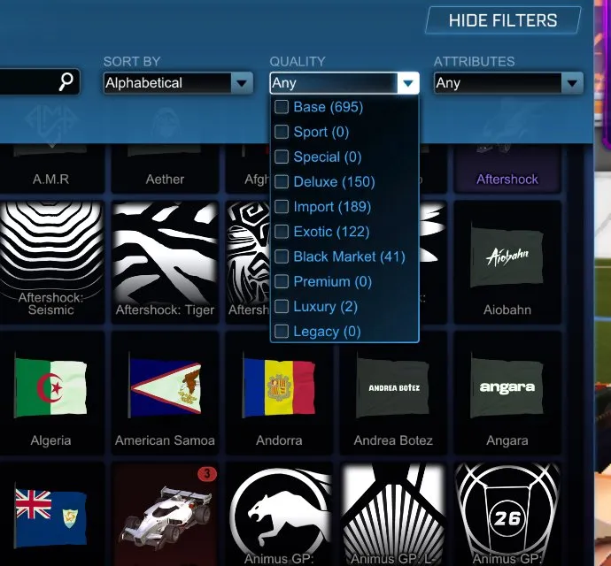 STOCK700 //Dominus, Imperator, Endo, Sentinel, Nimbus, Werewolf, Animus GP, Centio, Samurai, Octane ZSR + 40 Black (K)