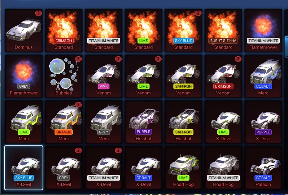 STOCK633 //Titanium White Octane, Fennec, Black & Titanium White Tactical Nuke, Titanium White Apex, 130+ Exotic Drops (K)