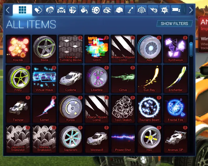 STOCK962 //Fennec Dominus GT Breakout Type S Octane Road Hog XL 200+ Boosts Wheels Exotics Imports (K)