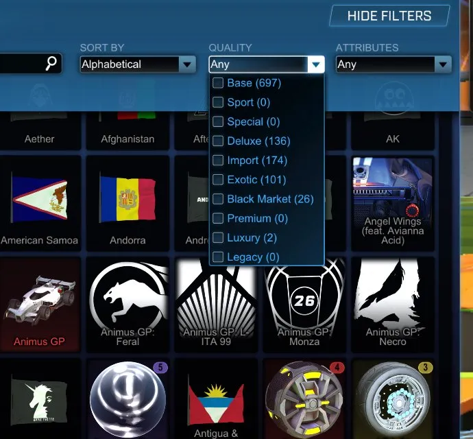 STOCK763 // Fennec, 60+ Cars, 26 Black Markets, Exotic & Import Wheels, Dissolver, Mainframe, Dueling Dragons (K)