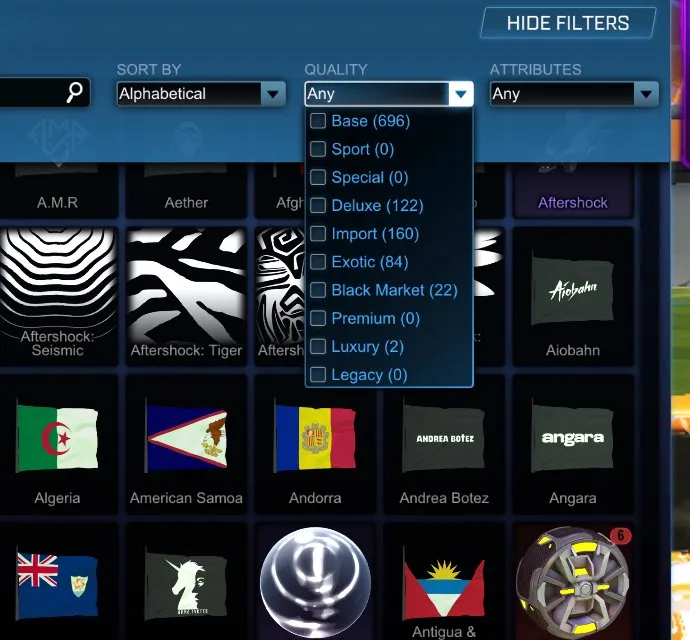 STOCK727 //ACC with Fennec, Titanium White Merc, Dominus, 250+ Black Markets / Exotics / Imports (K)