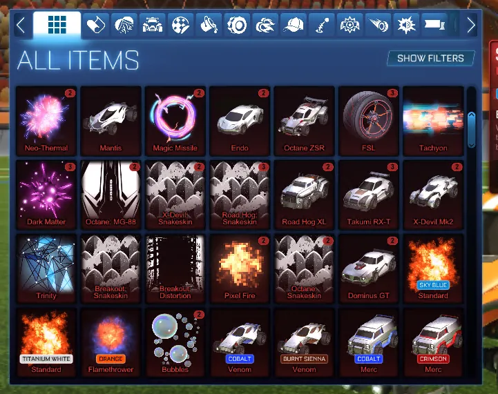 STOCK937 //Fennec Endo Breakout Ciento Cyclope Demonio GT 88+ Bodies 200+ Boosts Wheels Black Market Exotics Imports (K)