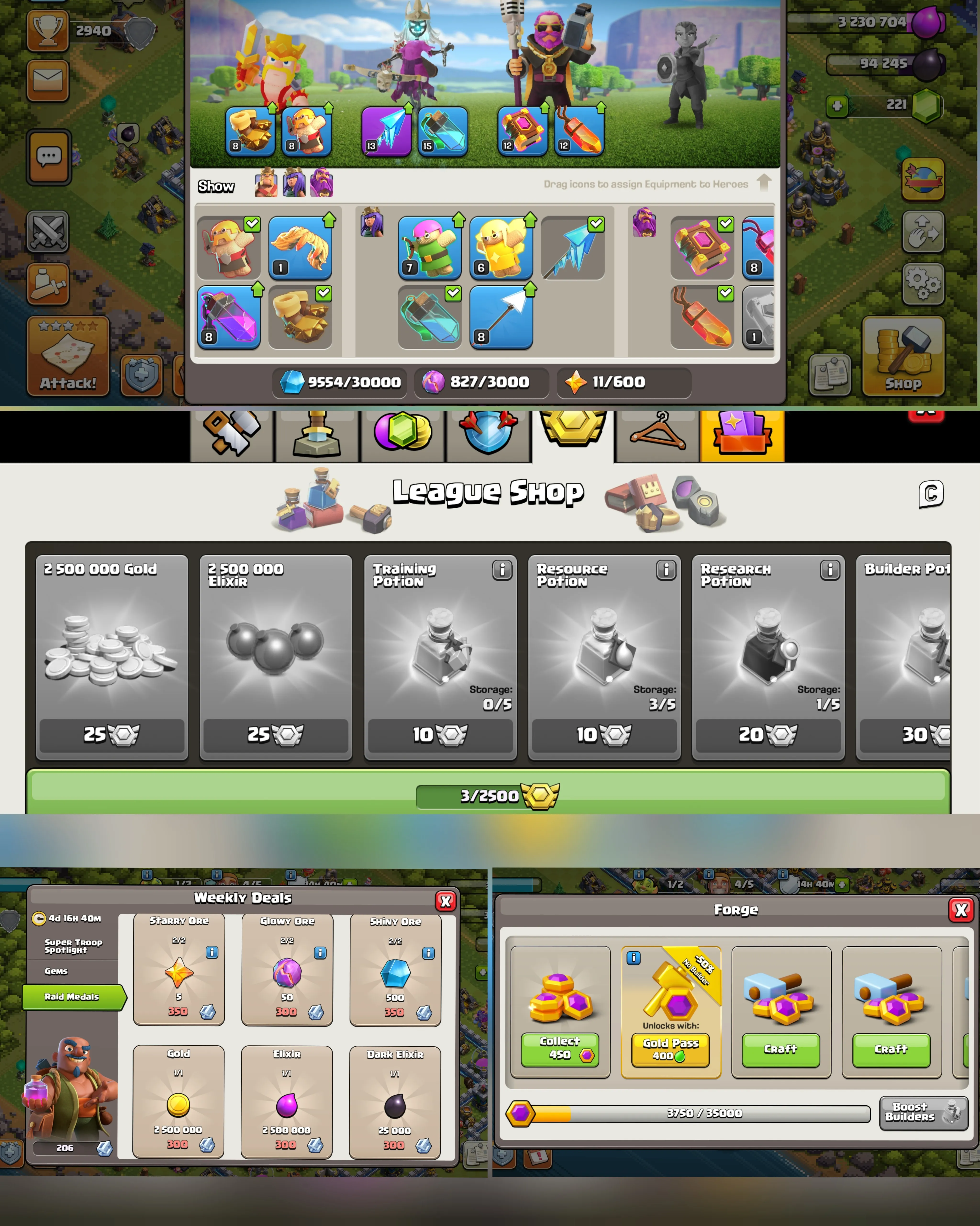 C025 TH12 PIXEL SCENERY - XP133 - 206 GEMS - CN 500 GEMS - BK50 SKIN3 - AQ52 SKIN 2 GHOST FA13 - GW27 SKIN PARTY WARDEN - BM9