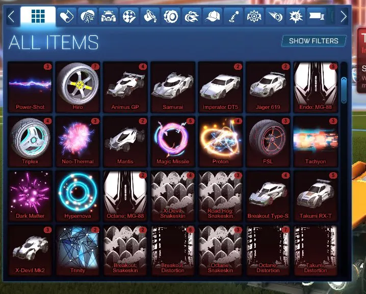 STOCK620 //Dominus, Mantis, Titanium White Venom, Black Market Decals, 150+ Exotic & Deluxe Drops (K)