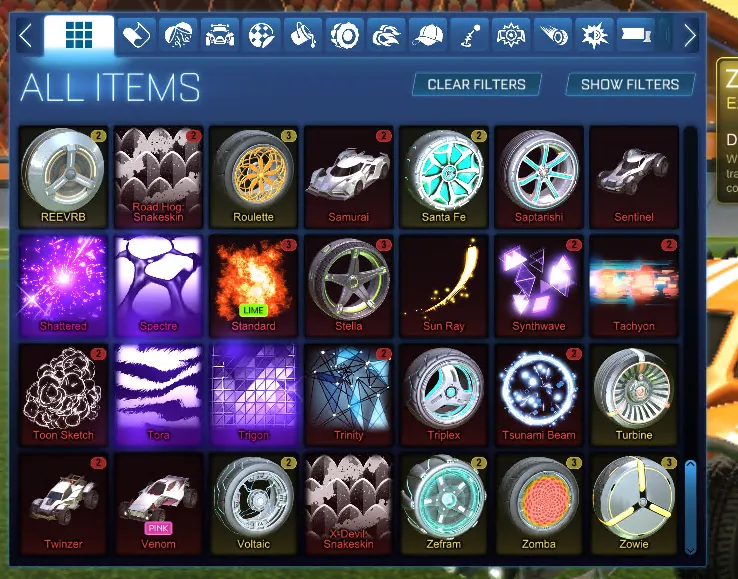 STOCK917 //Fennec Dominus 150+ Imports Exotics BMs Lobo Looper Magma Mantis ZSR Octane (K)