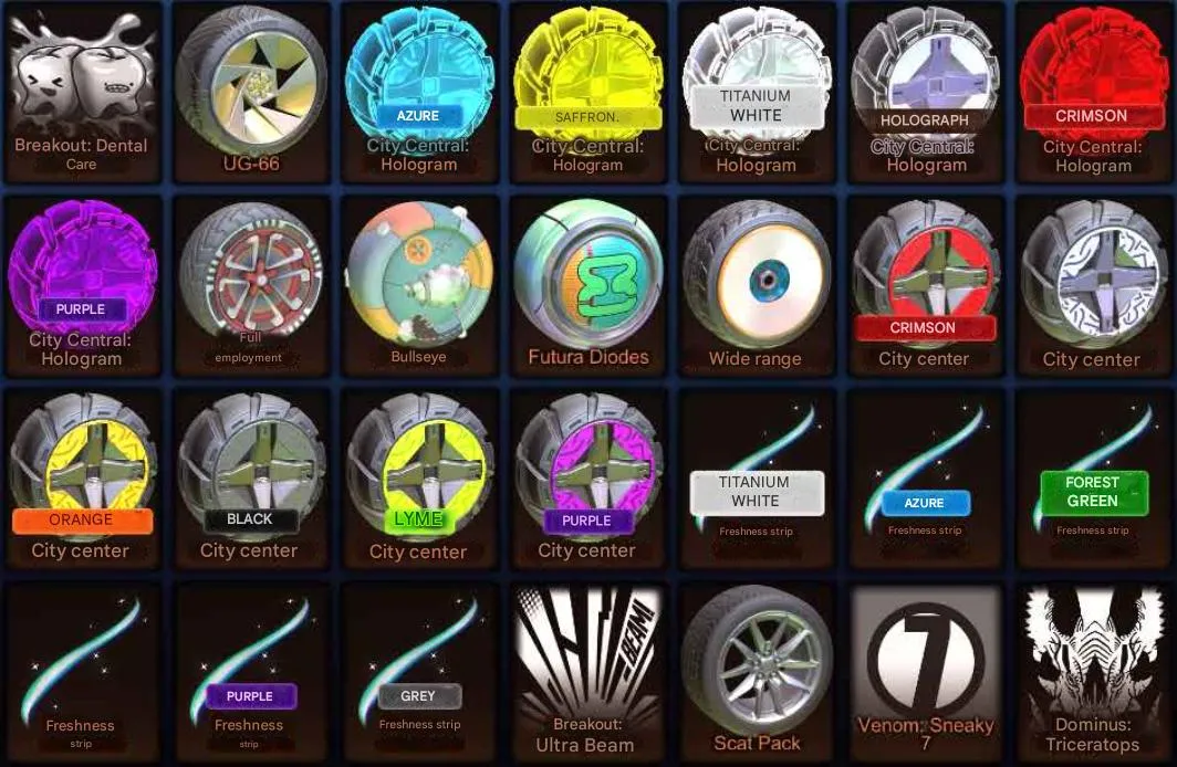 STOCK956 //Fennec Black, Corvette, Azura Set, TI-Breaker Infinite, Deadmau5, Star Wars, T-Stripe Wheels Inventory (K)
