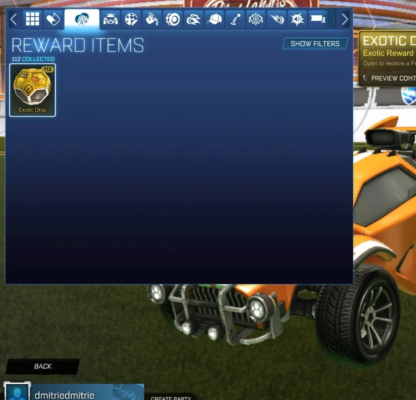 STOCK705 //Fennec, Dominus, Heatwave, Slipstream, Juiced, 100+ Exotic Drops, Many Painted Bodies and Wheels (K)