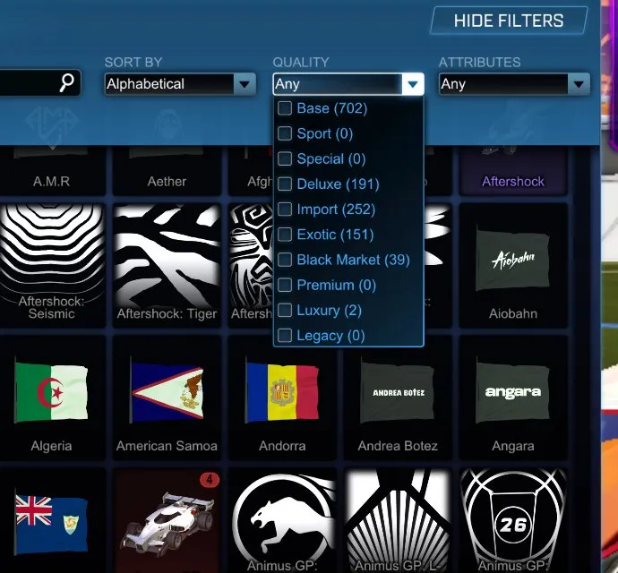 STOCK668 //Fennec + Massive BM Goal Explosions and Decals Inventory (K)