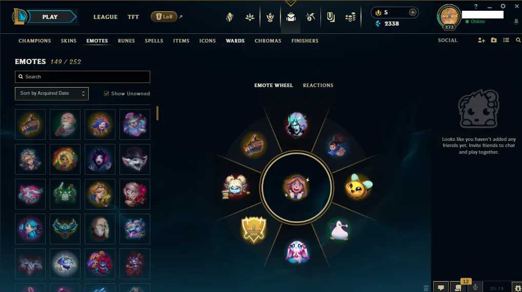 🏆 EUNE New Season⌛ Silver 2 🚀  level 273⌛166 Champ +113 (Loot 44) SKIN 🏆 Recovery Info ✅ 