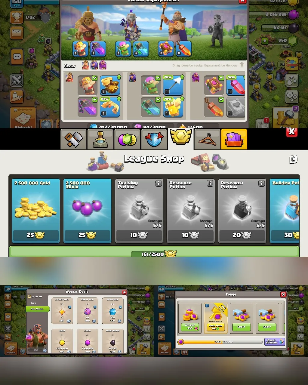 C004 TH12-XP150-950 GEMS-CN 1,500 GEMS-BK49 SKIN GLADIATOR KING-AQ57 SKIN GLADIATOR QUEEN-GW25 SKIN GLADIATOR WARDEN-BM5-BC15