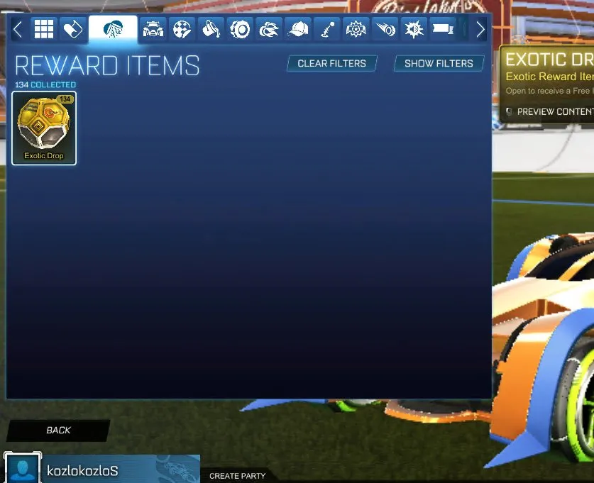 STOCK626 //Fennec, Fire God, 130+ Exotic Drops, Painted Cars, Black Market Boosts (K)