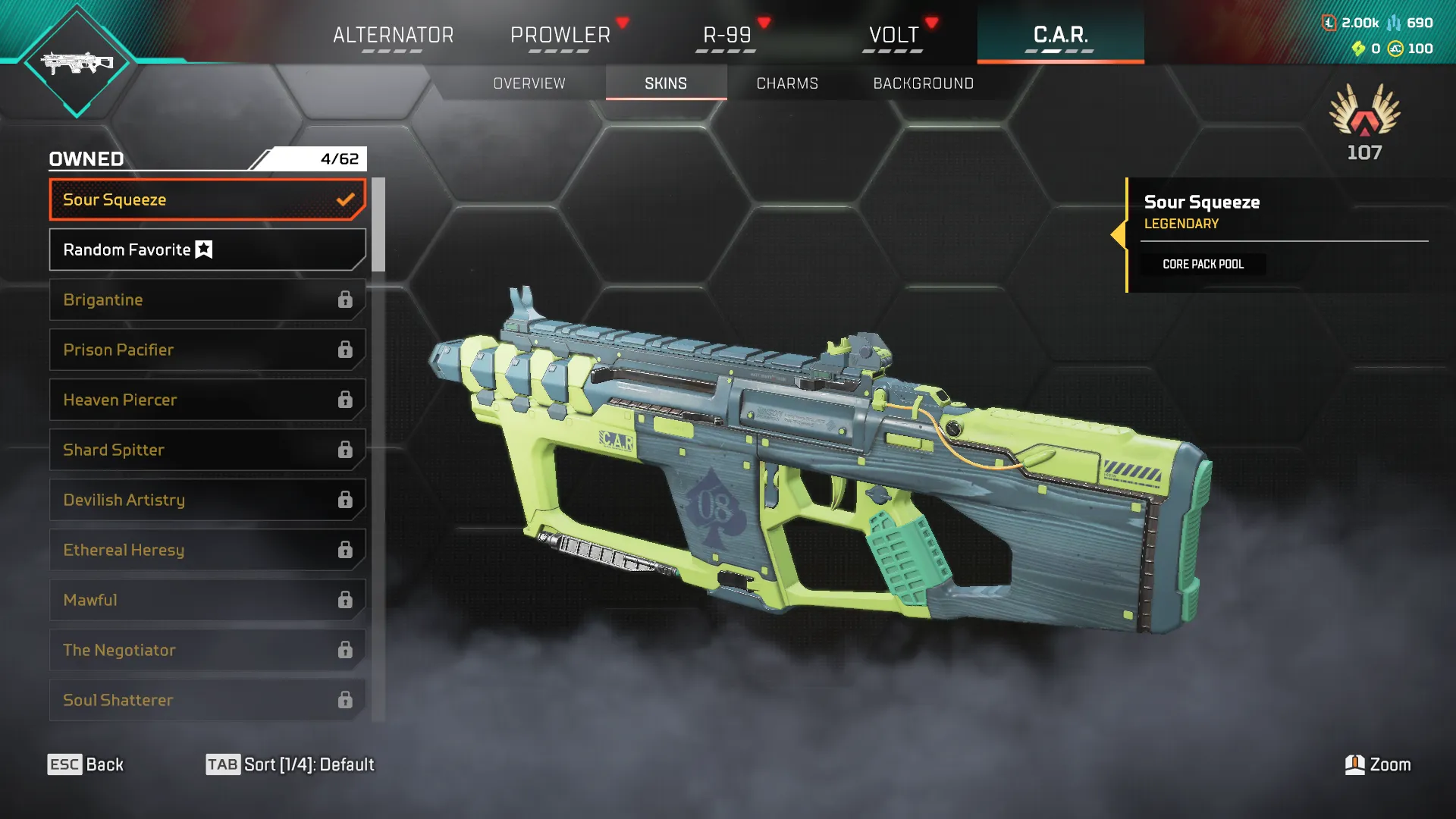 AP588 //Sky Marshal + The Spacewalker Legendary Skins | Level 191 | 16/70 Bangalore Skins (K)