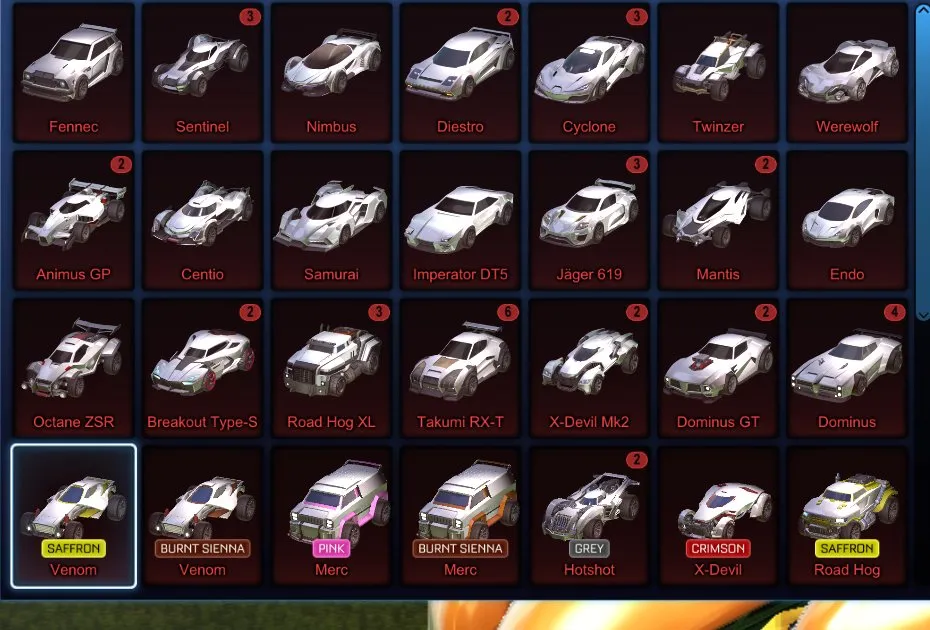 STOCK549 //Fennec, Octane ZSR, Dominus GT, Venom Saffron, Trinity, Burnt Sienna Flamethrower, 111 Exotic Drops, 100+ Items (K)