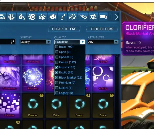 STOCK852 //Dominus Endo 250+ Imports Exotics Black Market Decals Boosts Wheels Paints (K)