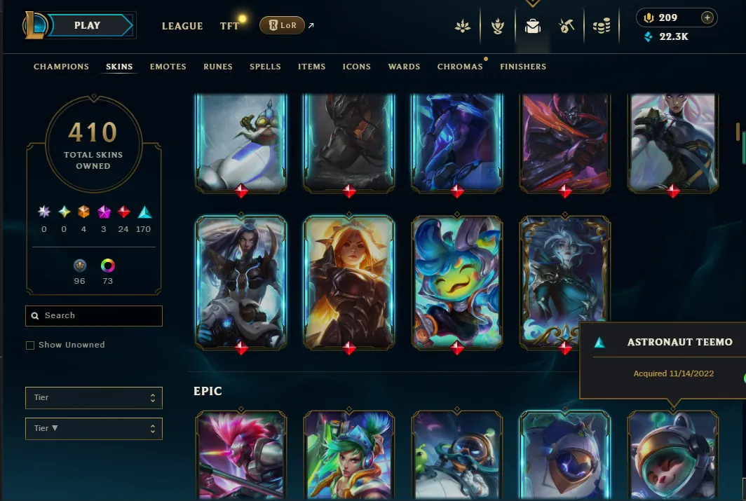 👑(NA) PLATINUM (SOLQ+FLEX) 🚀410 SKIN⚡22K BE