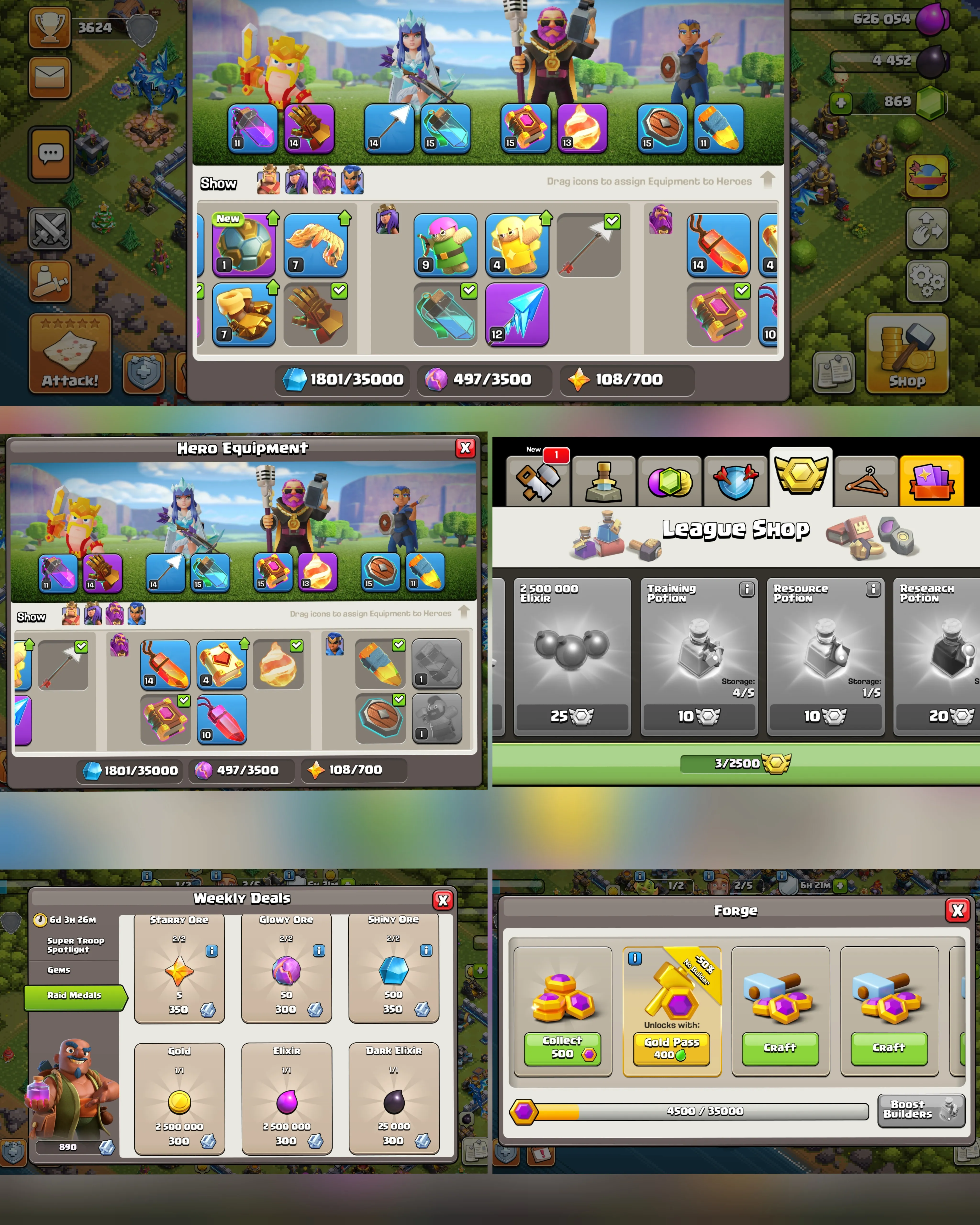 C054 TH13 PIXEL SCENERY - XP157 - 869 GEMS - CN 0 GEMS - BK52 SKIN2 GG14 SB1 - AQ62 SKIN ICE QUEEN FA12 - GW32 SKIN PARTY WARDEN