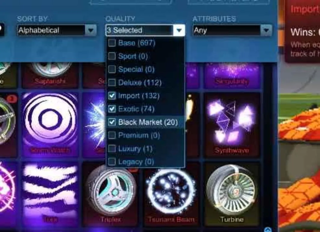 STOCK811 //Fennec, Octane, Draco, Dueling Dragons, 20 Black Markets, Many Painted Cars and Wheels (K)