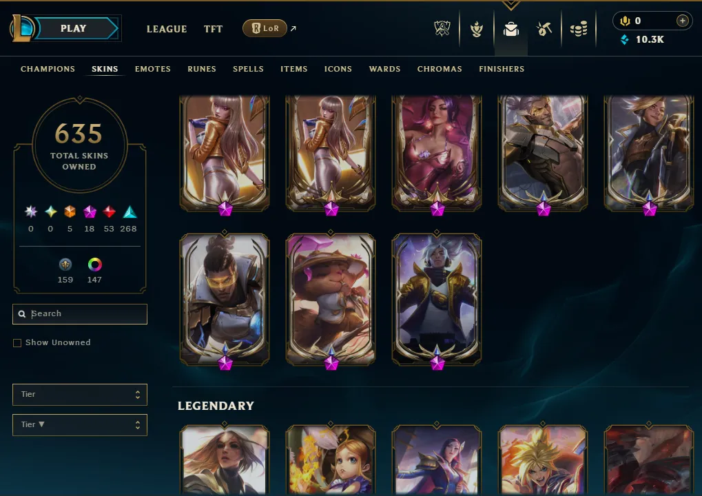👑(EUW) GOLD III (100% WR, SUPER HIGH ELO) 🚀600+ SKIN