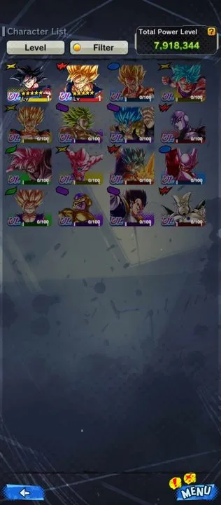 Android+IOS-ULTRA Instinct Goku-LF(Ultimate Gohan+SS 3 Goku+Bardock+Piccolo+Gohan+Goku)-Sparking Good Star+Good Equi-DR268