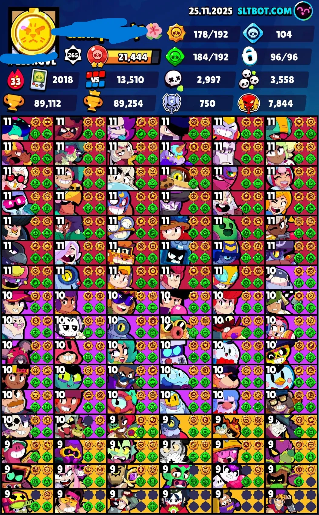 ✧・゚:*✧ 15% OFF ✧・゚:*✧ Your Last Shot Brawl Stars - 97 Brawlers, 89K Trophies, 200+ Skins(#S35426084f) ✧・゚:*✧