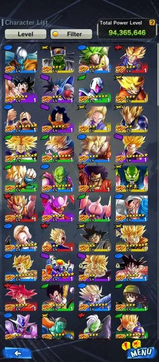 IOS+Android-Instins Goku 12 star+Super 17 Red Star+Beast Gohan 10 star+New Vegeta and Goku Red star+Super Vegeta+Namek Goku+new Shin 10 star+Android 16+Many Sparking Red Star-Good Equipment-DR455