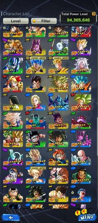 IOS+Android-Instins Goku 12 star+Super 17 Red Star+Beast Gohan 10 star+New Vegeta and Goku Red star+Super Vegeta+Namek Goku+new Shin 10 star+Android 16+Many Sparking Red Star-Good Equipment-DR455