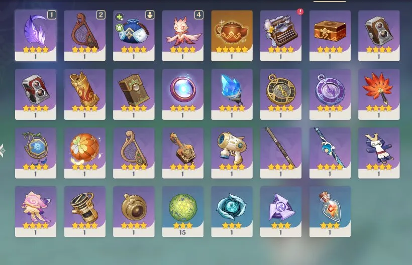 GI1179 AR57 Lumine Europe with Hu Tao C1 + Staff of Homa, Raiden C2, Ganyu, Ayaka, Ayato, Nahida, Neuvillette, Diluc C2, strong 5 star weapon set