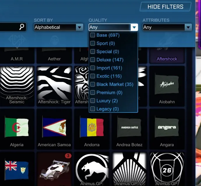 STOCK439 //Fennec, 68 Cars, 35 Black Market, Multiple Painted Bodies, Extensive Wheels Collection