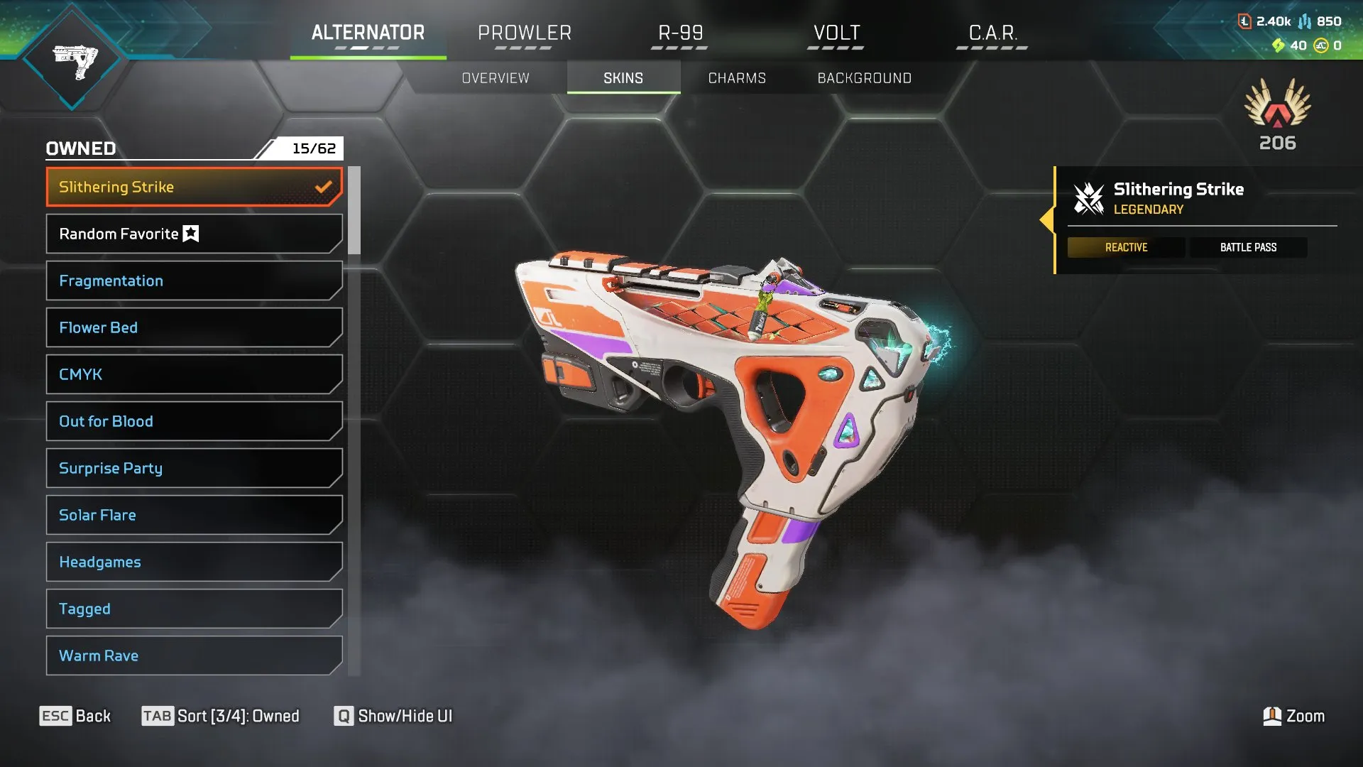 AP678 Lifeline Edition | Guardian Angel | Grand Slam | Devil's Work | Holo Knight | Fire Extinguisher | Radical Action | Shimmering Strike | 86 Legendary Items | Silver | 127 Level 