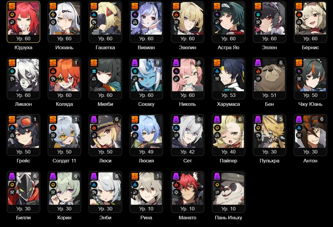 ZZZ2 // Complete Triple Account: Full Upgraded Genshin + Honkai Star Rail + ZZZ Legendary Heroes, High Ranks, Rare Skins & Items