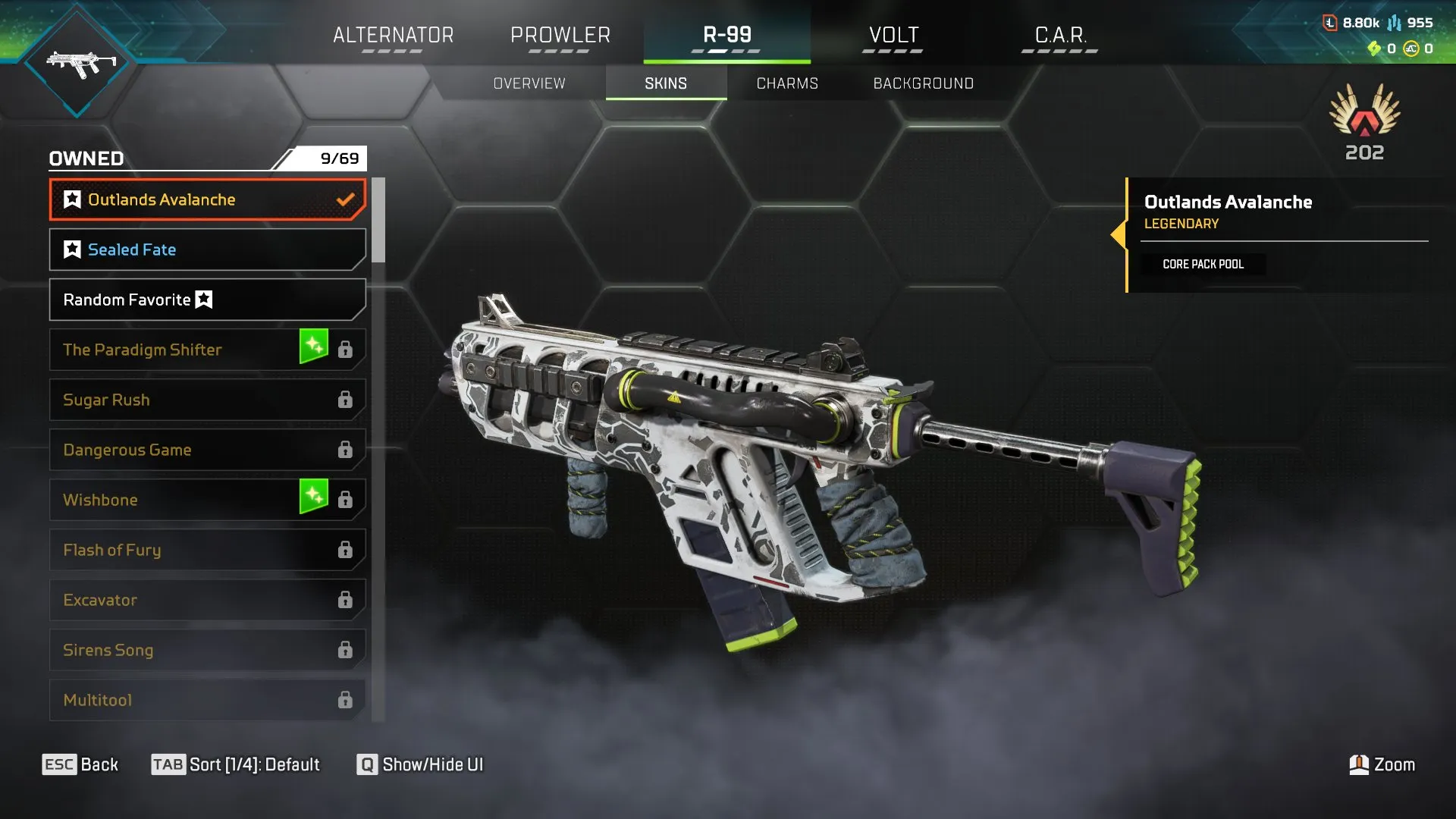 AP619 Heirloom Revenant Account with Death Grip, Imperial Assailant, Mail Order Monster, Sea Legs and Rare Weapon Skins