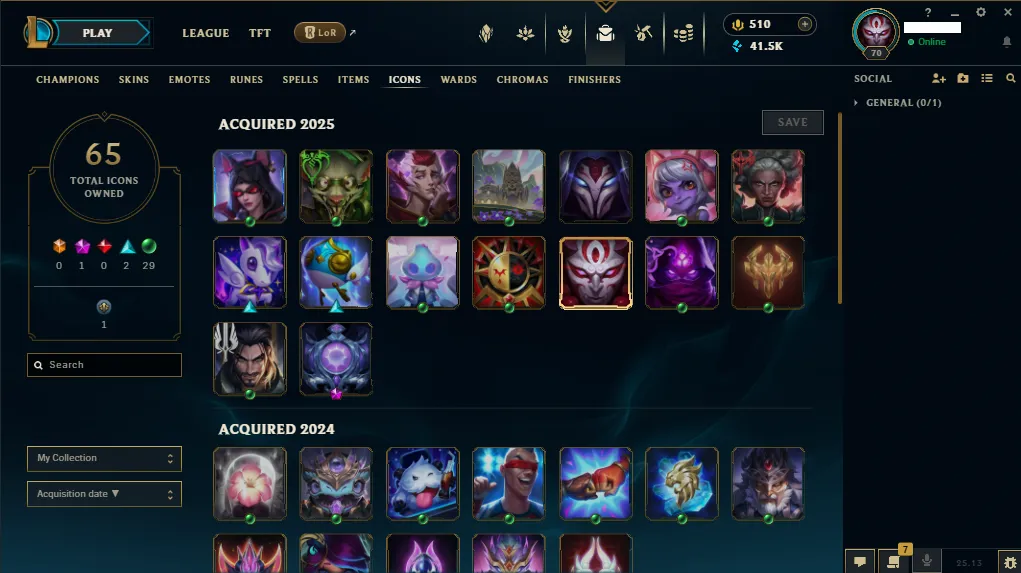 🏆EUW New Season ⌛HandMade⌛ Diamond 2 🚀  level 70⌛50 Champ 💯+20 SKIN  ❤️ Recovery Info✅unverified Email🚀 
