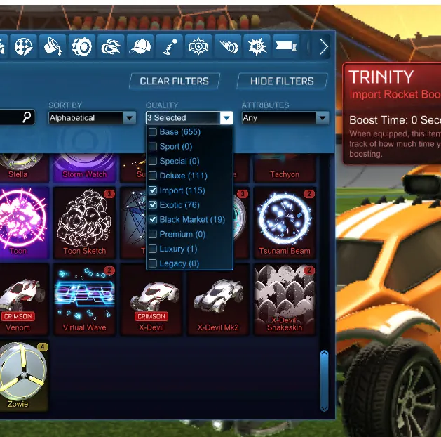 STOCK944 //Fennec Dominus Titanium White Breakout 200+ BM Exotic Import Bodies (K)