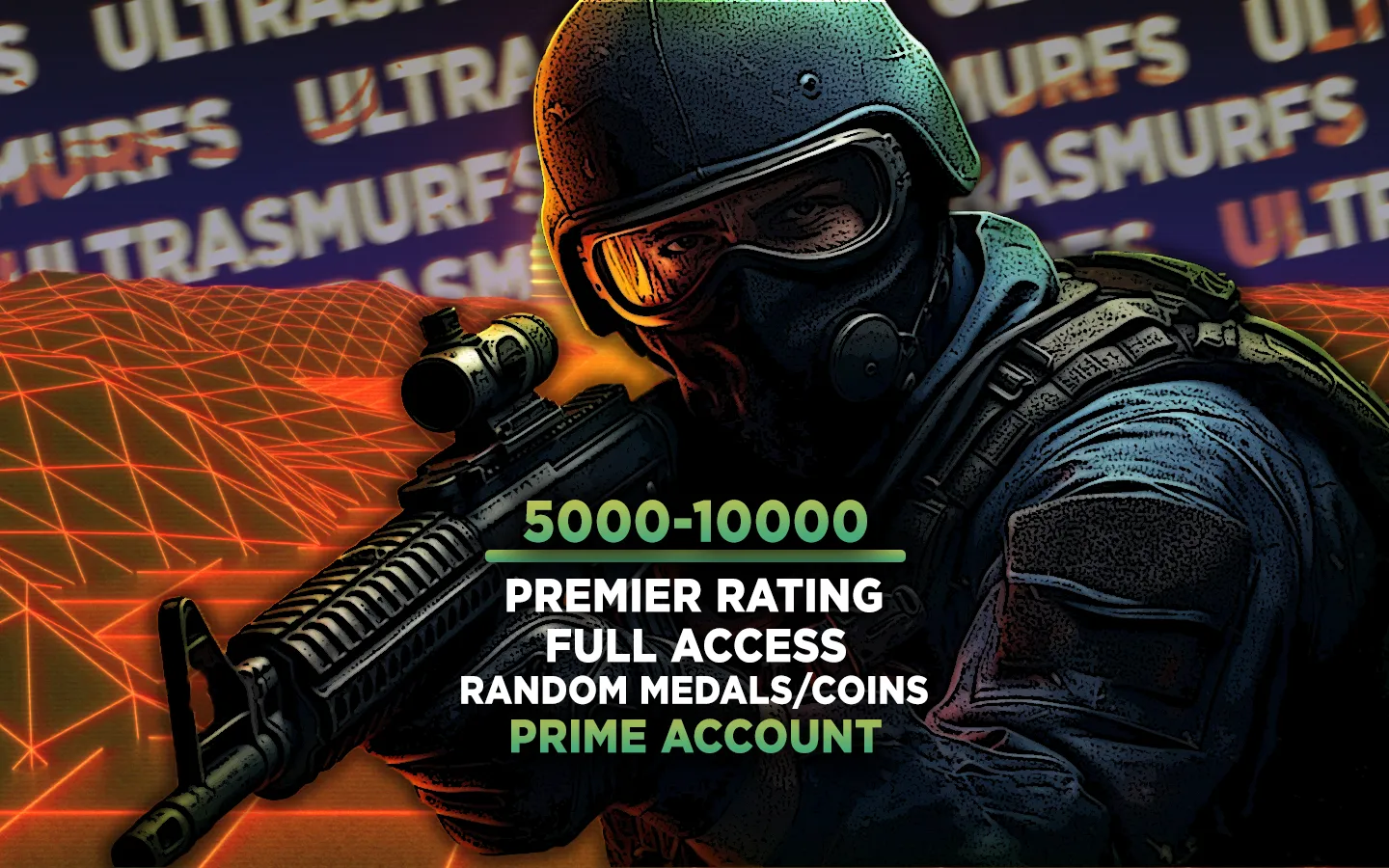 【CS2】Premier Account / 5000-10000 Premier Rating Original Email
