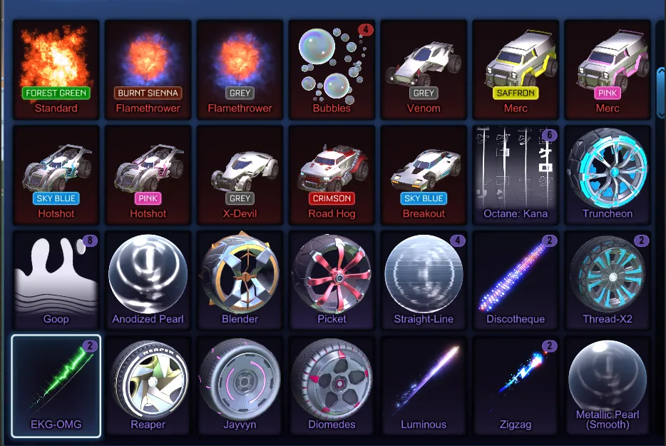 STOCK719 //Massive Wheel Collection with Draco, Zomba, Infinium, Kalos, Equalizer, Looper, Lobo and More (K)