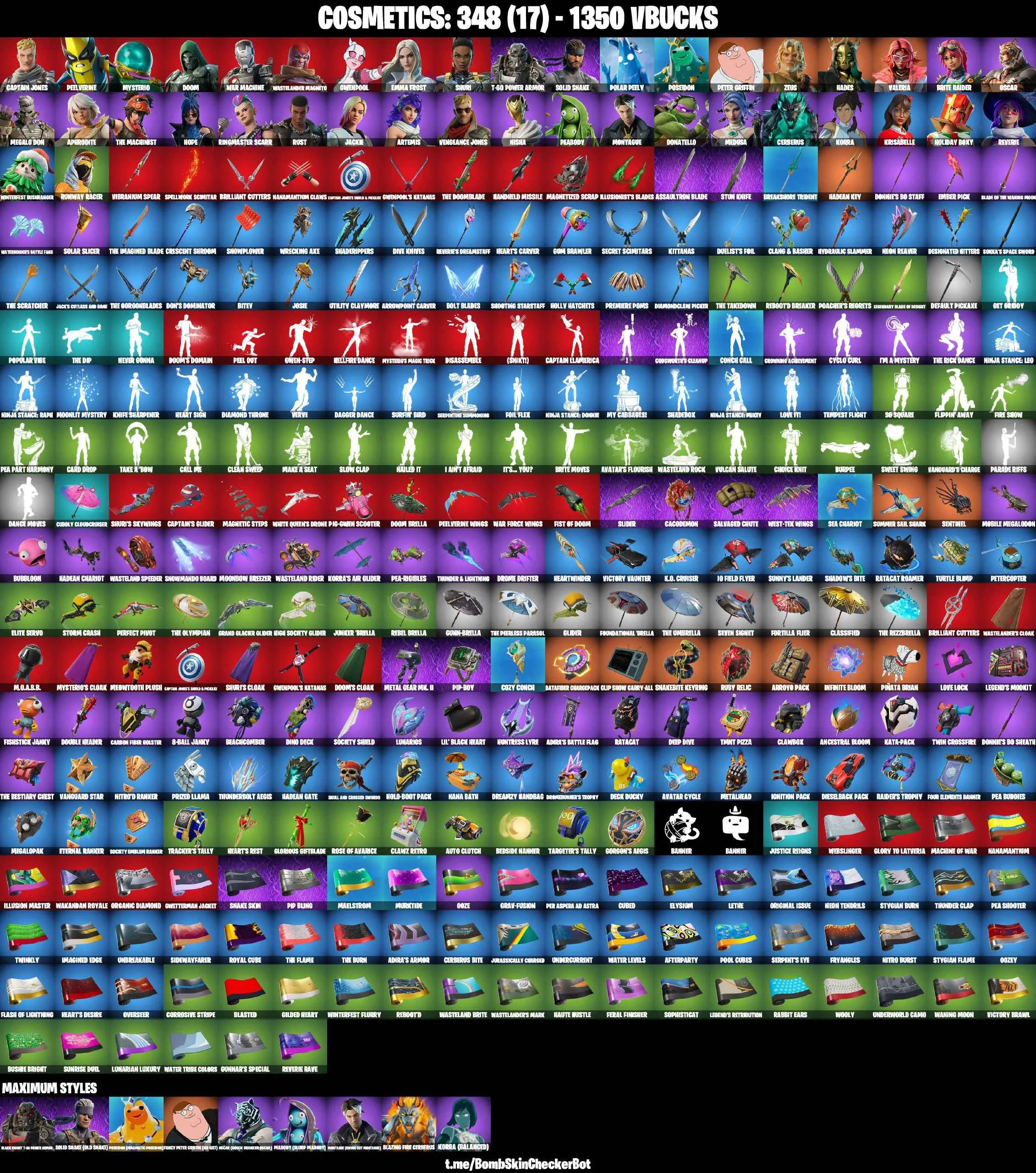 ❤️40 SKINS❤️GET GRIDDY❤️REVERIE❤️ARTEMIS❤️HOPE❤️MEDUSA❤️APHRODITE❤️ZEUS❤️HADES❤️NISHA❤️OSCAR(MAX)❤️RUNWAY RACER❤️CAN PLAY ON PSN❤️XBOX❤️PC❤️NINTENDO❤️MOBILE❤️1350 VBUCKS❤️FULL EMAIL ACCESS❤️