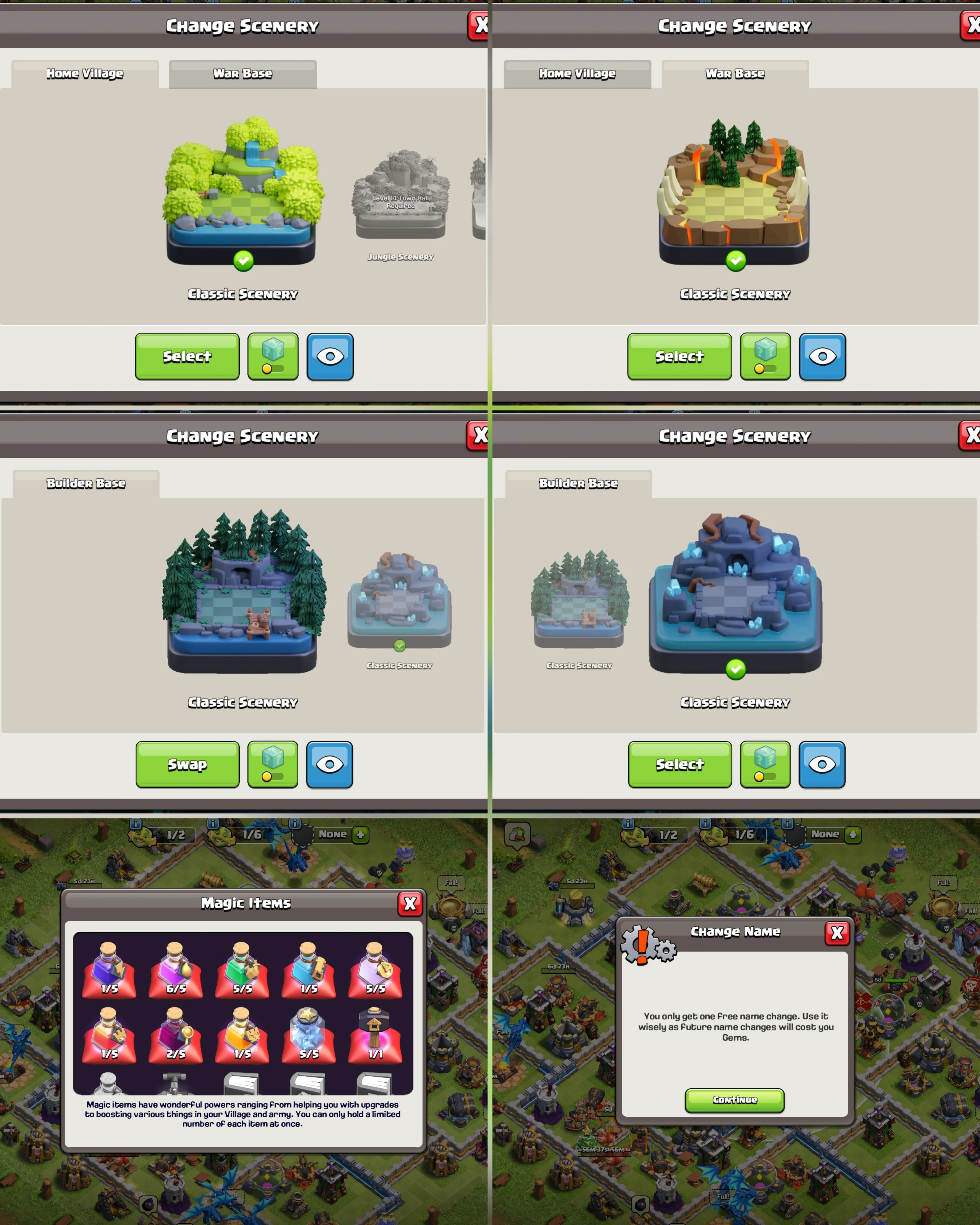 C035 TH12 - XP132 - 790 GEMS - CN 0 GEMS - BK54 SKIN SUPER SQUAD KING - AQ58 - GW26 - BM6
