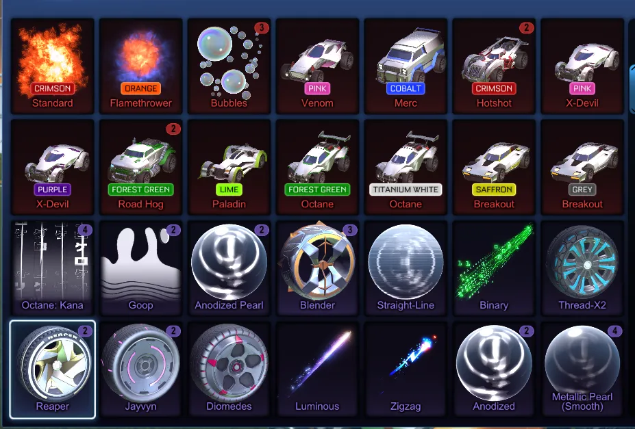 STOCK720 //Zomba Draco Mainframe Fire God Heatwave Fennec Octane ZSR Zowie Stella Finny Synthwave (K)