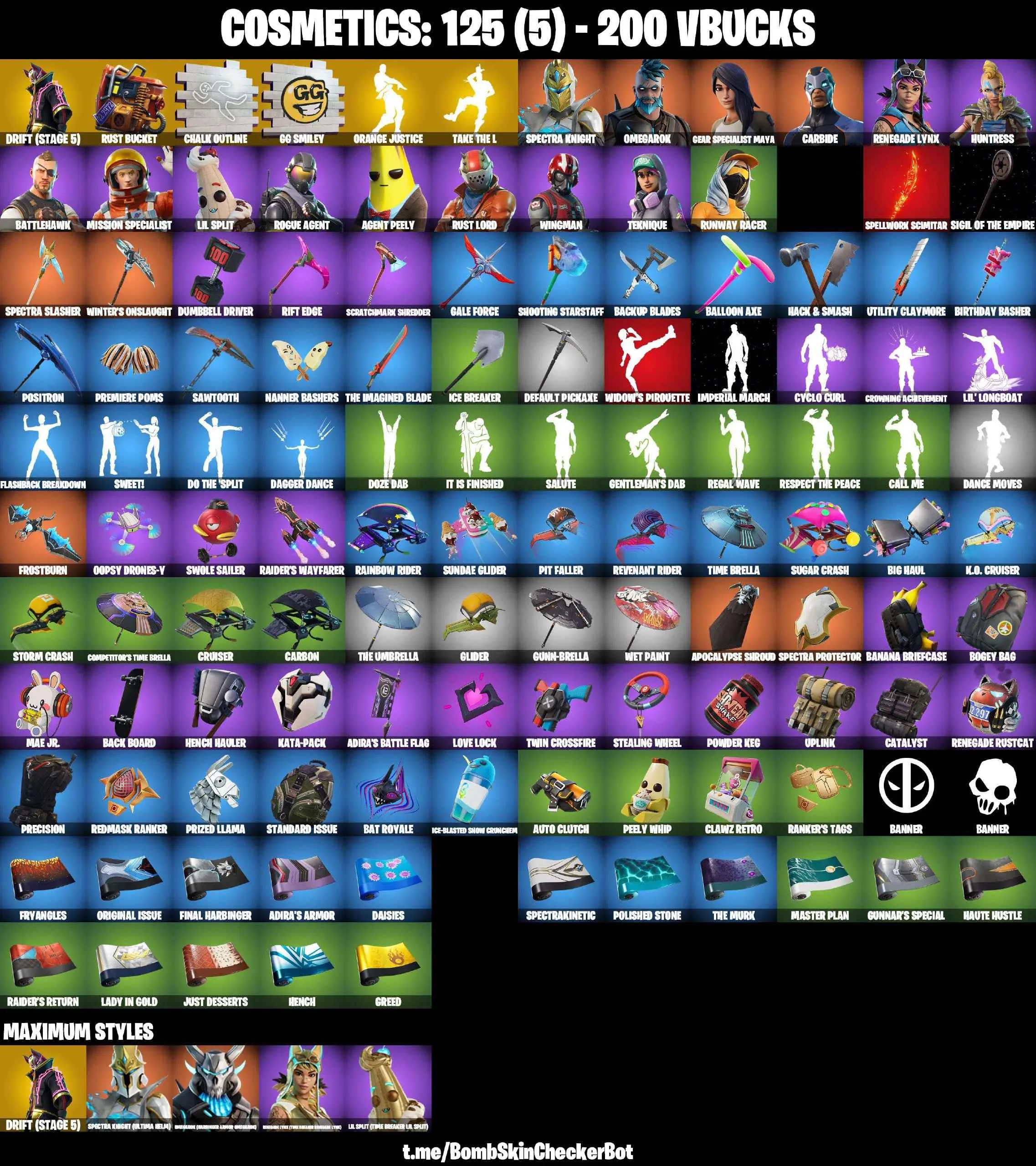 ❤️17 SKINS❤️TAKE THE L❤️ORANGE JUSTICE❤️MAYA❤️AGENT PEELY❤️DRIFT(STAGE 5)❤️ROGUE AGENT❤️TEKNIQUE❤️RUNWAY RACER❤️RUST BUCKET❤️ICE BREAKER❤️CAN PLAY ON PSN❤️XBOX❤️PC❤️NINTENDO❤️MOBILE❤️200 VBUCKS❤️FULL EMAIL ACCESS❤️