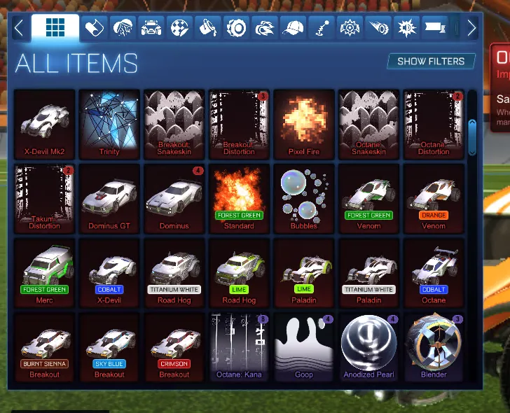 STOCK900 // Fennec Dominus 200+ Black Markets Exotics Imports Breakout Octane Aftershock Ares GP (K)