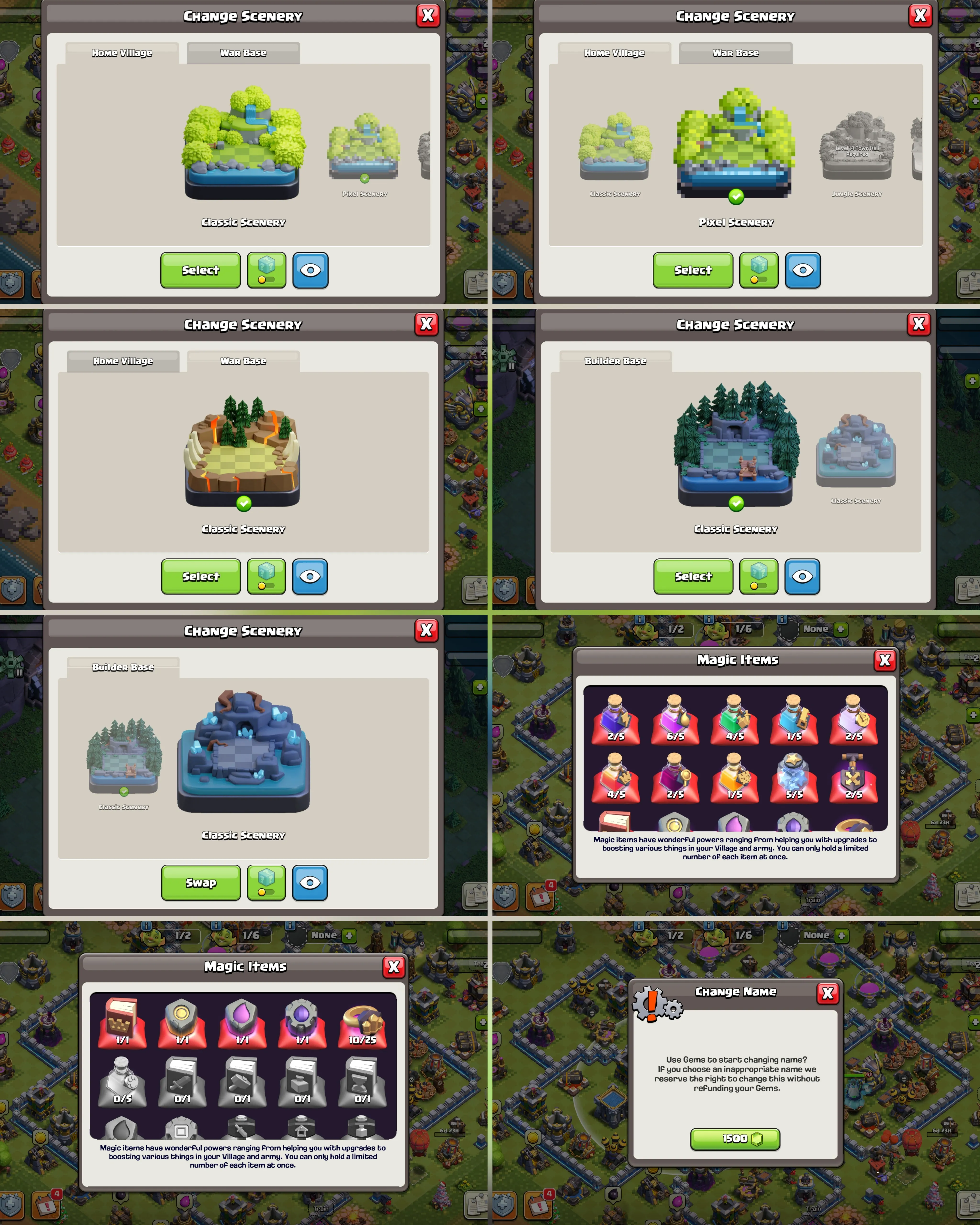 C044 TH12 PIXEL SCENERY-XP137-1553 GEMS - CN 1500 GEMS -BK51 SKIN4 SB1 - AQ60 SKIN2-GW35 SKIN2-BM20 SKIN ARMORED MACHINE