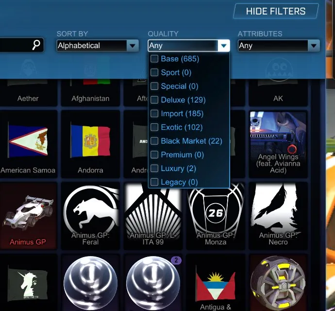 STOCK782 //Fennec, Titanium White Paladin & Breakout, 35+ Cars, 20+ Black Markets, Anodized Pearl, Reaper, NeYoYo (K)