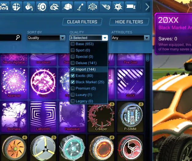 STOCK899 //Acc with Fennec, Imperator, 200+ BM's / Exotic's / Import's (K)