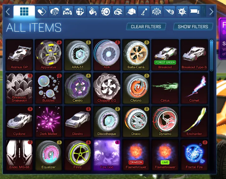 STOCK991 //Imperator DT5 Samurai Santa Fe Octane ZSR Imperator 150+ Black Market Exotics Imports (K)