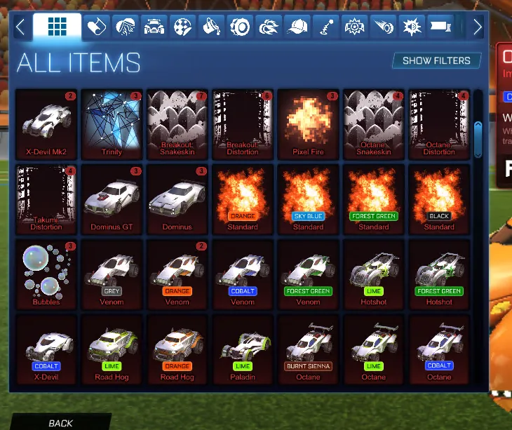 STOCK880 //Fennec 40+ BMs Black Standard Boost Future Fashion Gold Cap Venom GT Dominus GT Breakout Octane (K)